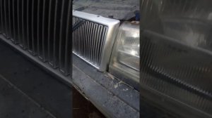 Покраска решетки радиатора под хром металиком!