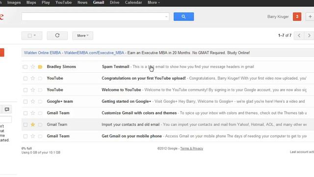 Find Message headers in Gmail смотреть онлайн
