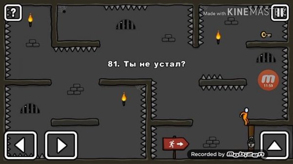 Прохождение уровней в игре one level 2 (50-101)