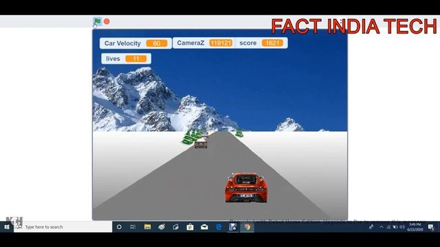 How to Create 3D car Racing Game on Scratch | Tutorial | Scratch 3.0 | Car Race | FACT INDIA TECH смотреть онлайн
