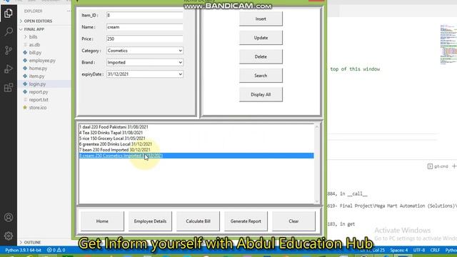 CS619 Final Project Desktop Application in Python смотреть онлайн