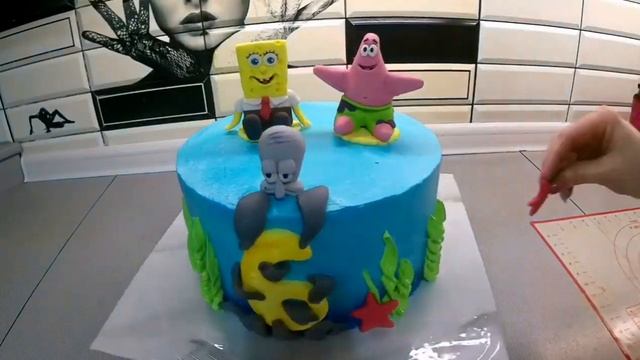 ТОРТ ГУБКА БОБ/СПАНЧ БОБ/Sponge Bob Cake смотреть онлайн