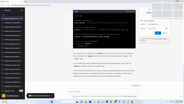 Regex To pull out a substring between two tags in a string смотреть онлайн