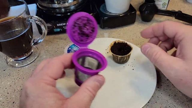 REUSABLE K CUP MAKE COFFEE Cuisinart Coffee Center SS-15 Single Serve Coffee Maker смотреть онлайн