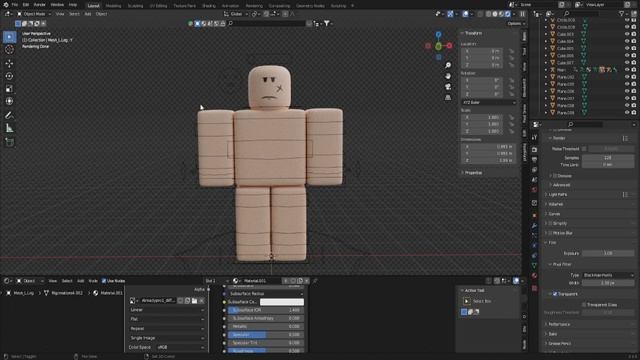 CLOTHING FOLDS (ROBLOX 3D CLOTHING) IN BLENDER | ROBLOX GFX TUTORIAL смотреть онлайн