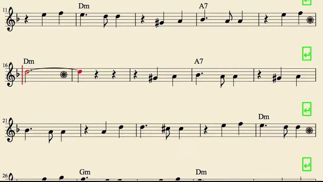 Black Eyes Sheet Music for Flute Oboe and Violin Ojos Negros смотреть онлайн