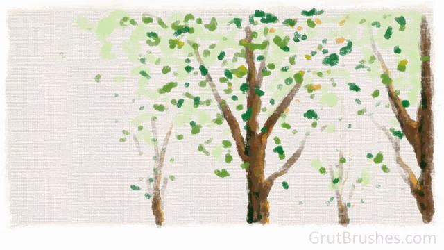 Painting with Photoshop oil paintbrush "Rasp Anther" смотреть онлайн