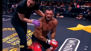 Гаджи -автомат Наврузов VS Фернандо Родригес. Автомат зажёг ?сцену оригинальным выходом на бой.????