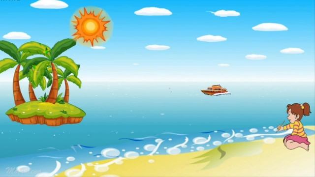 Детская песня - Я рисую море, голубые дали смотреть онлайн