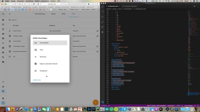 Home Assistant "Helfer" (input Boolean, text, number ...) verwenden... смотреть онлайн