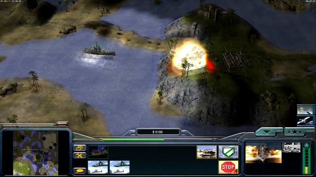 C&C General Zero Hour Reborn Mod General Schwarzkoph VS General Chen #3 смотреть онлайн