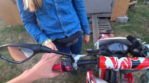 как БЫСТРО смазать трос сцепления на эндуро-мотоцикле