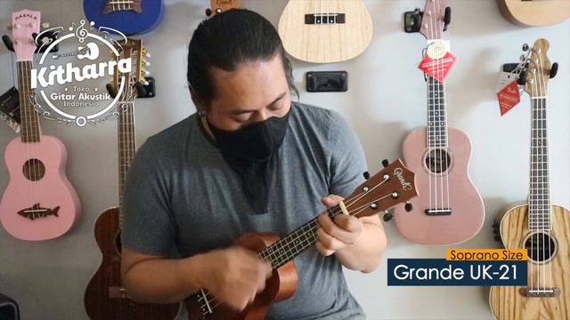 Ukulele Grande UK21 NS - Soprano Size (Sound Demo) | Kitharra смотреть онлайн