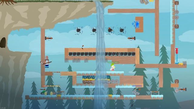 [25] Barn House Derby (Let's Play Ultimate Chicken Horse w/ GaLm and friends) смотреть онлайн