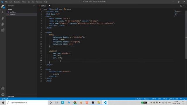 How to make Transparent Button using HTML CSS. #website button #website design #create a website смотреть онлайн