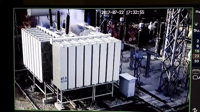 POWER TRANSFORMER LIGHTNING ARRESTOR EXPLOSION смотреть онлайн