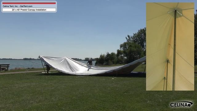 20' x 40' Presto! Canopy Installation Procedure смотреть онлайн
