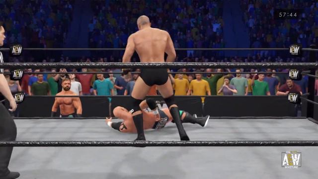 Claudio Castagnoli (c) vs Dax Harwood / ROH World Title Match / AEW Rampage #58 / WWE 2K22 смотреть онлайн