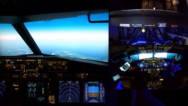 WorldFlight 2017 - Team POSCON (6 DoF Full Motion 738 sim) смотреть онлайн