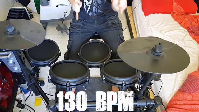 Drum Practice from 120 to 160 BPM смотреть онлайн