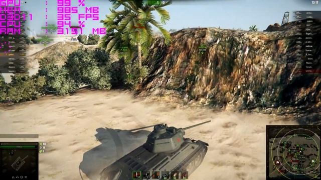 World of Tanks - GTS 450 - I3 2100 - 8GB ram - High settings смотреть онлайн