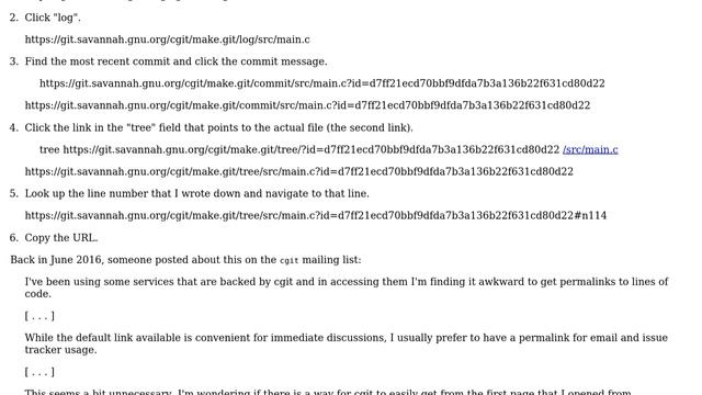 Getting permalinks from cgit смотреть онлайн