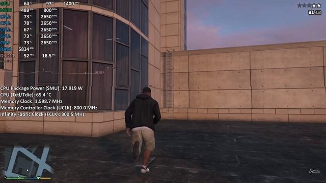 AMD Ryzen 3 4300U Test - GTA V