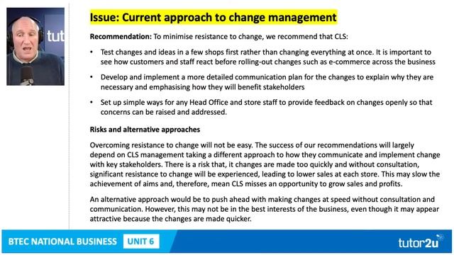 How to Structure the Report and Presentation | BTEC National Business Unit 6 смотреть онлайн