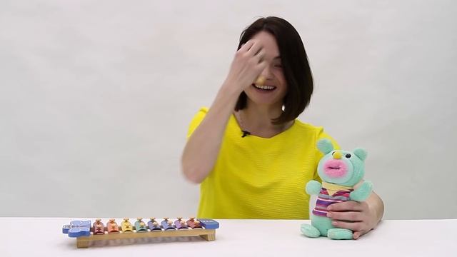 Поиграйка с Катей - Учим ноты и поем веселую песенку - развивающее видео для детей смотреть онлайн