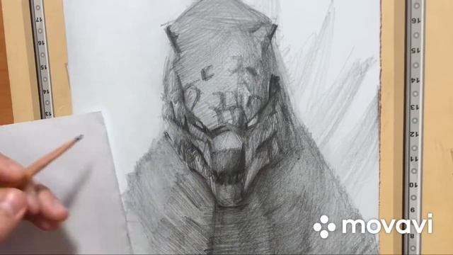 How to draw godzilla easy step by step Sketch tutorial 2021 смотреть онлайн