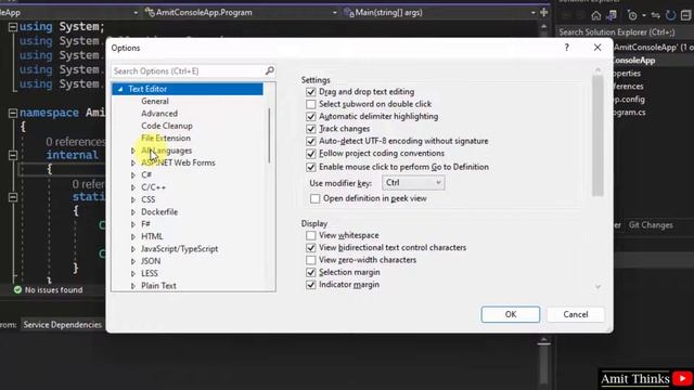 How to Display Line Numbers in Text Editor on Visual Studio 2022 смотреть онлайн