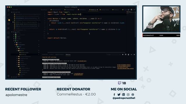 [PT/EN] Coding Website for a Client - ERISING.PT with React/Styled-Components! Follow && Sub смотреть онлайн