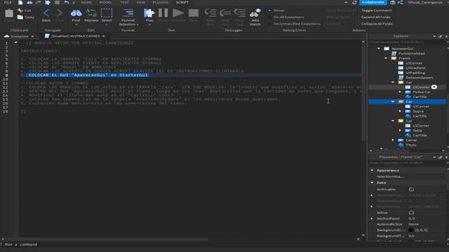 ?COMO HACER UN CAR SPAWN EN ROBLOX STUDIO 2022!! смотреть онлайн