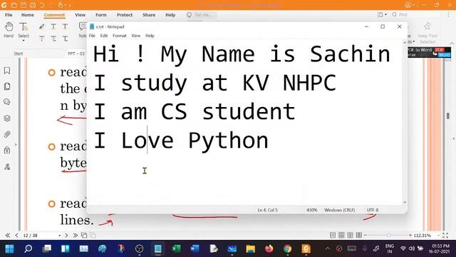 12 CS 2021-22 05 Text Files 02 смотреть онлайн