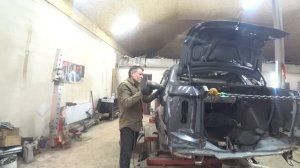 КУЗОВНОЙ РЕМОНТ ЛАДА ГРАНТА. УДАР В ЗАД. ВОССТАНОВЛЕНИЕ. СТАПЕЛЬНЫЕ РАБОТЫ. AUTO BODY REPAIR