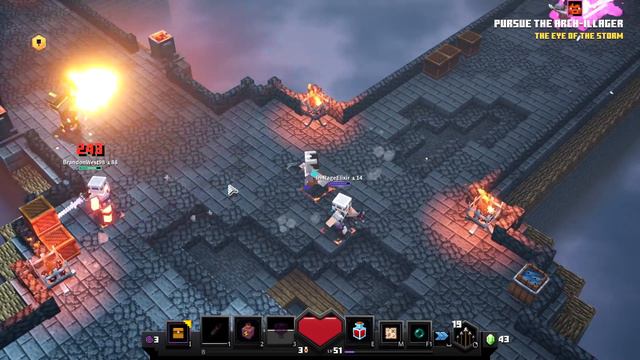 The BLOCK vs REDSTONE MONSTROSITY in Minecraft Dungeons! смотреть онлайн