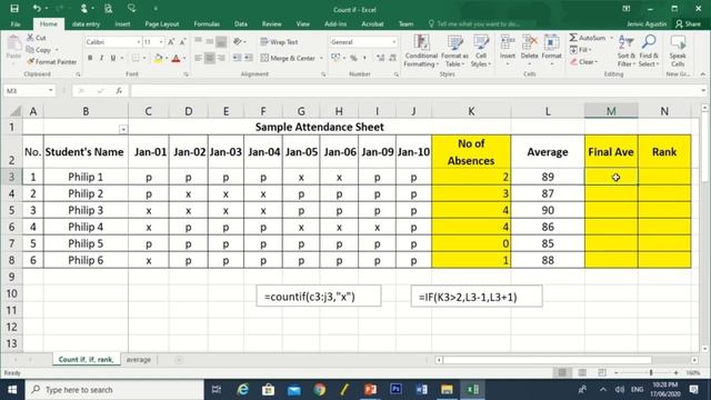 Excel Functions - For Teachers Part 1 Tagalog смотреть онлайн