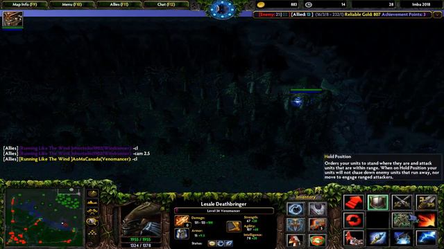 Warcraft III Dota Imba Legend 2018 - AoMaCanada. смотреть онлайн