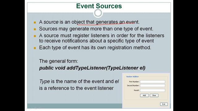 Adv Java session 02 event and event sources смотреть онлайн