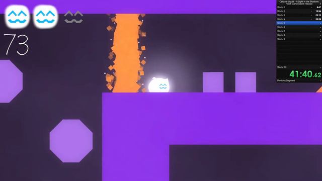 Cats are Liquid - A Light in the Shadows speedrun - Finish Game (lastest release) 1:22:43 смотреть онлайн