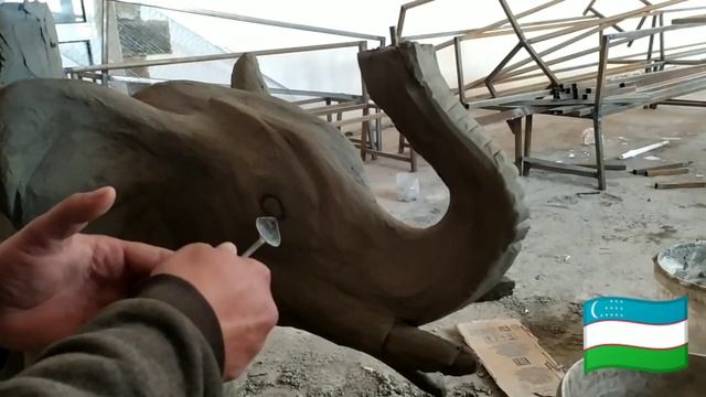 Как сделать слона из арт бетона своими руками. смотреть онлайн