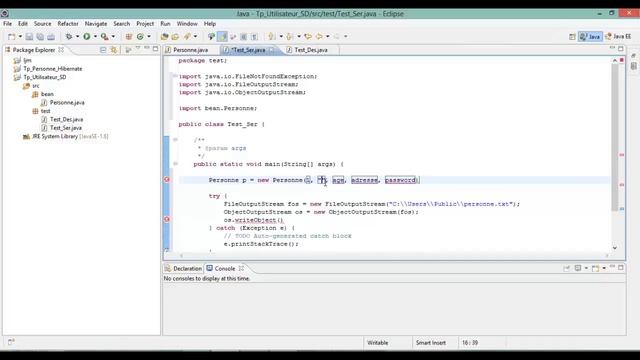 Sérialisation et Déserialisation : JAVA смотреть онлайн