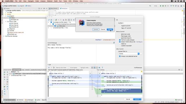 Git/Github merge demo for CSci 3601 смотреть онлайн