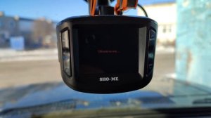 Включение Sho-me Combo 1 A7 обновление базы камер GPS