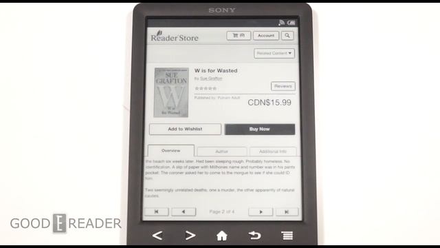 Sony Reader PRS-T3 Review смотреть онлайн