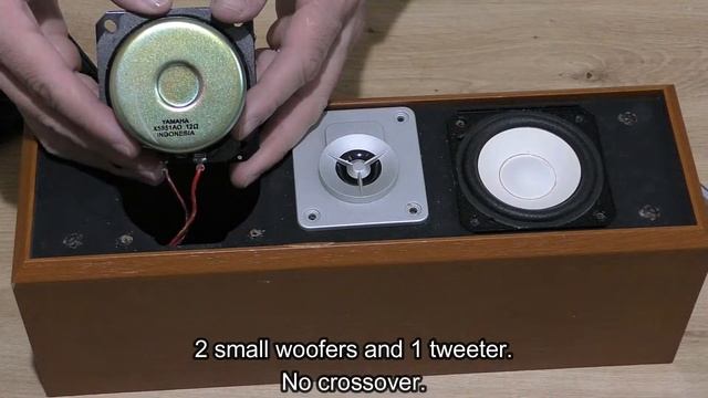 YAMAHA NS-C125. A quick look inside a Yamaha shelf loudspeaker. смотреть онлайн