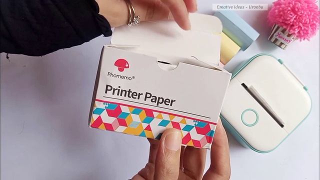 @phomemo T02 Pocket Printer | Inkless Sticker Printer /Mini Printer Machine -Creative Ideas Urooba смотреть онлайн