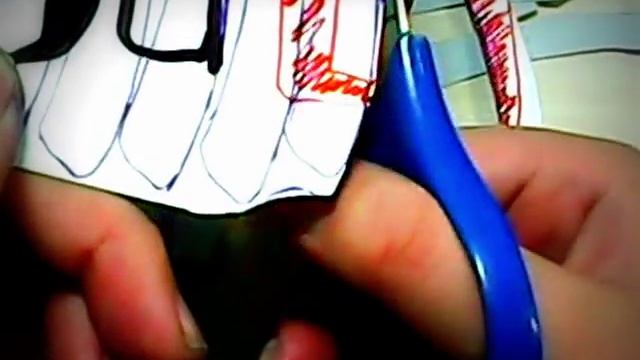 Как сделать нож бабочку из картона?! (ВИДЕО НЕ ЗАМЕДЛЕННО!!!!!!) смотреть онлайн