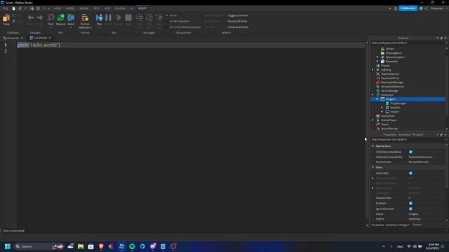 [OPEN SOURCE] Ping And Fps Gui | Roblox Studio Creations #4 смотреть онлайн