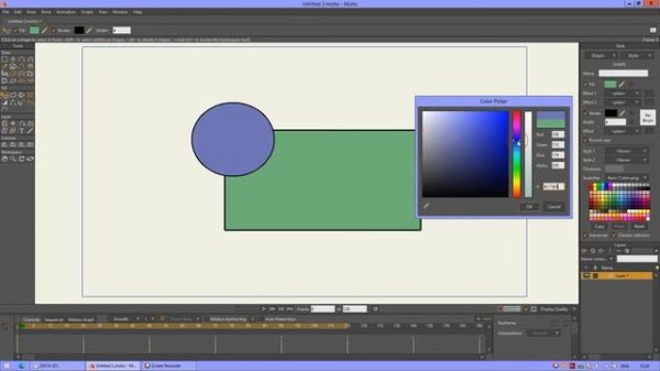 MOHO 7.02.3 LAYER SETTINGS - VECTOR - NOISE ANTIALIAS (Anime Studio/MOHO_PRO) видеоурок на русском